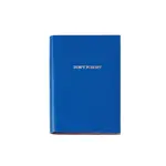 Blue Leather Don't Forget Journal
