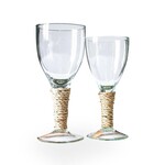 Kiss That Frog Seagrass Wine Glass - Large