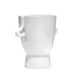 Small Vase Bowl, White