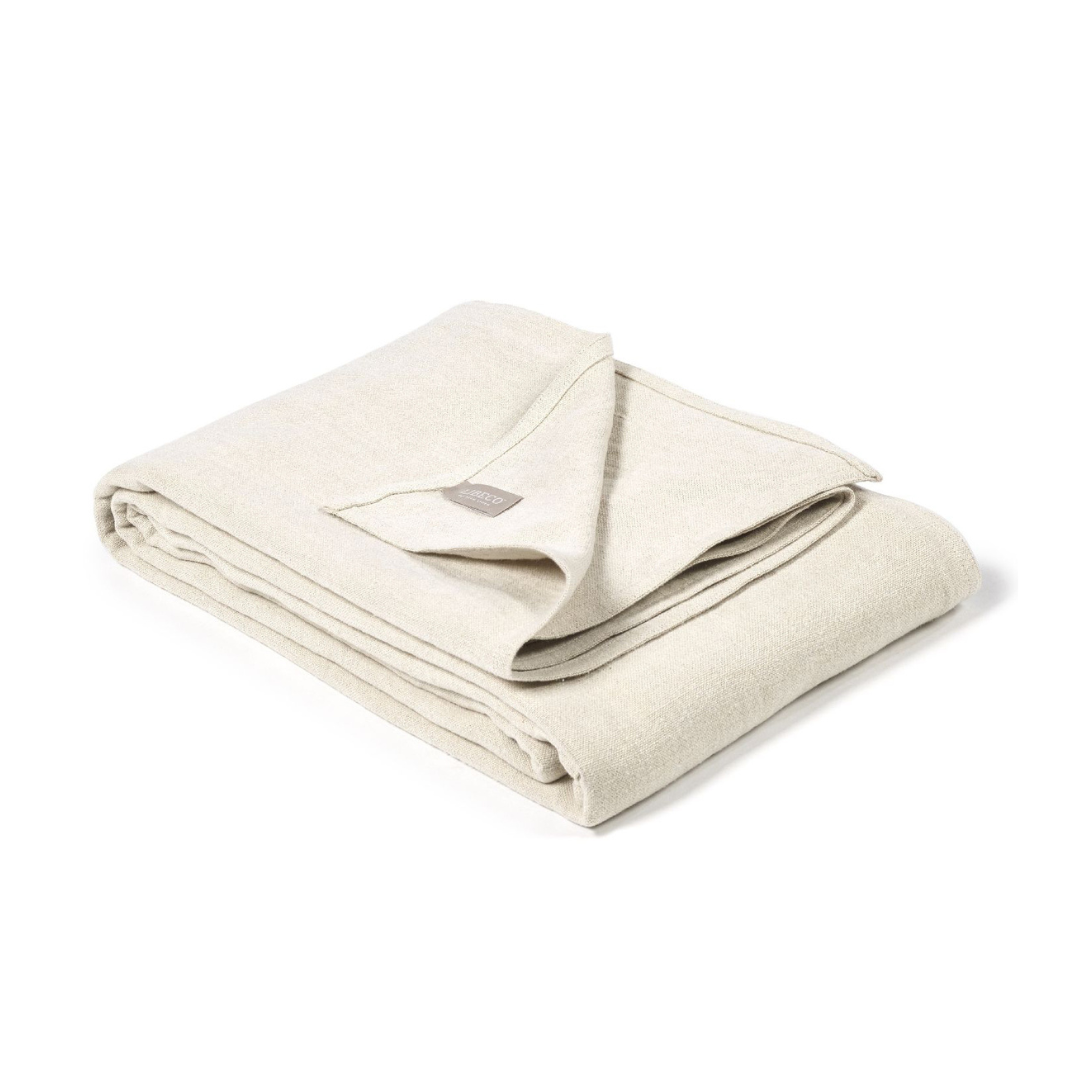 Libeco Hudson Blanket - Optic White