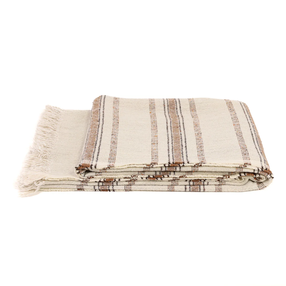 Uniquity Justin Throw -  Natural/Light Brown