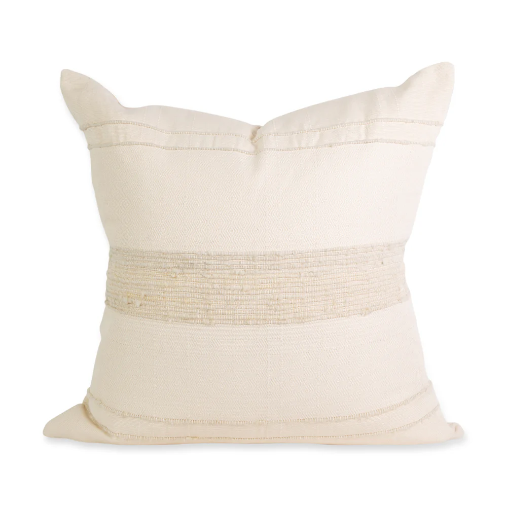 Bogota Ivory Pillow - 24" x 24"
