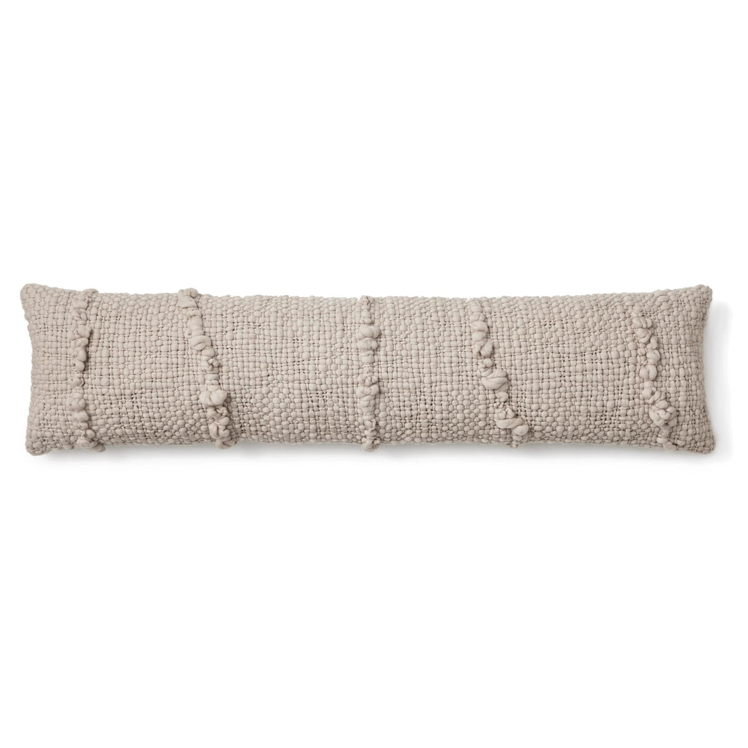 Orillas Grey Handwoven Pillow