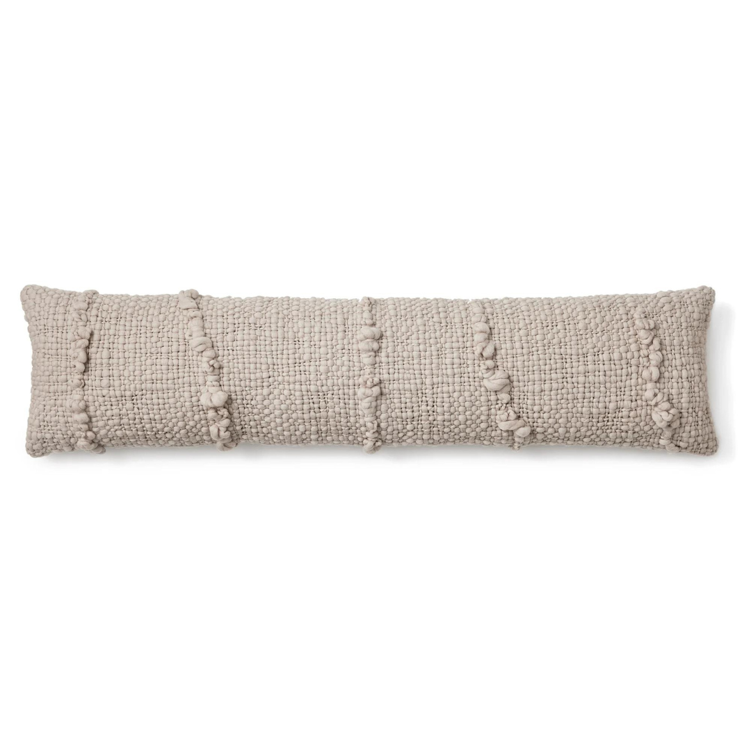 Sien + Co Orillas Grey Handwoven Pillow