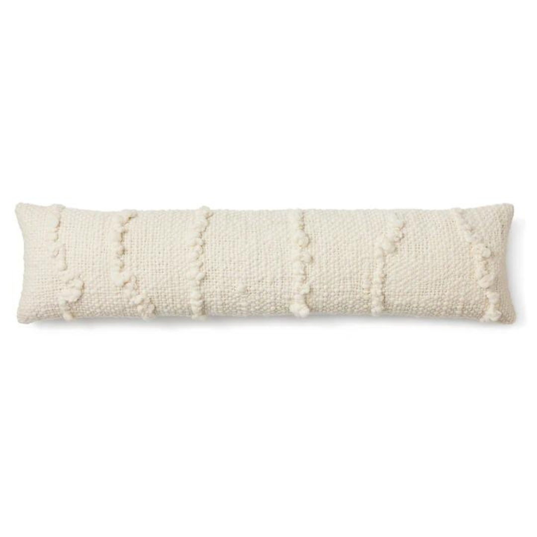 Sien + Co Orillas Ivory Handwoven Pillow