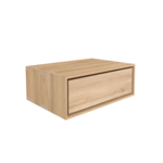 Nordic II Hanging Bedside Table w/Drawer