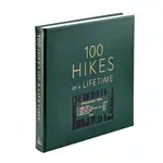 100 Hikes of a Lifetime - Green Bonded Leather