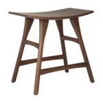 Osso Stool Varnished Teak