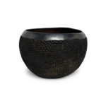Rounded Earthen Bowl - Burnt Earth - Large