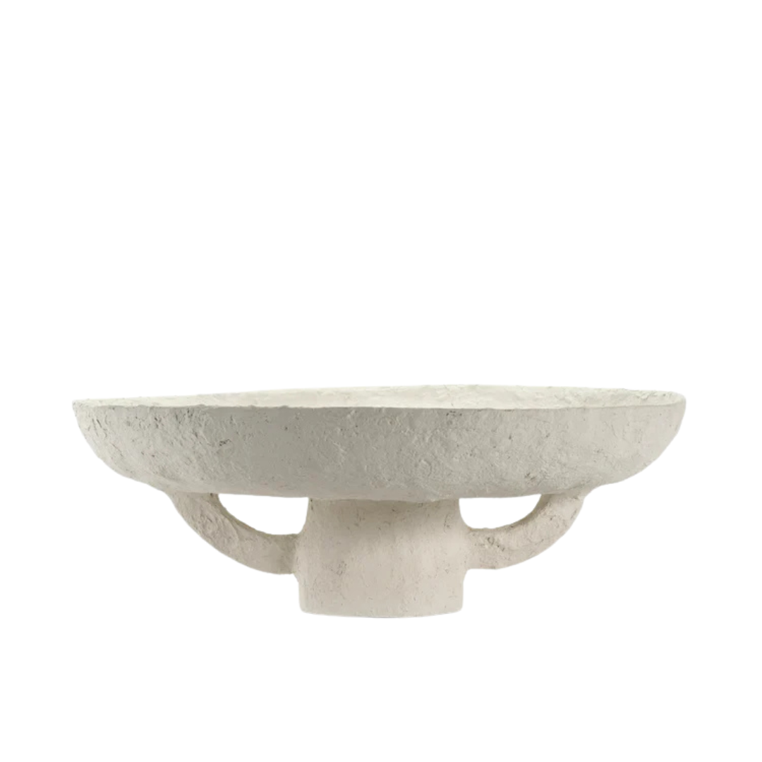 White Paper Mache Tray