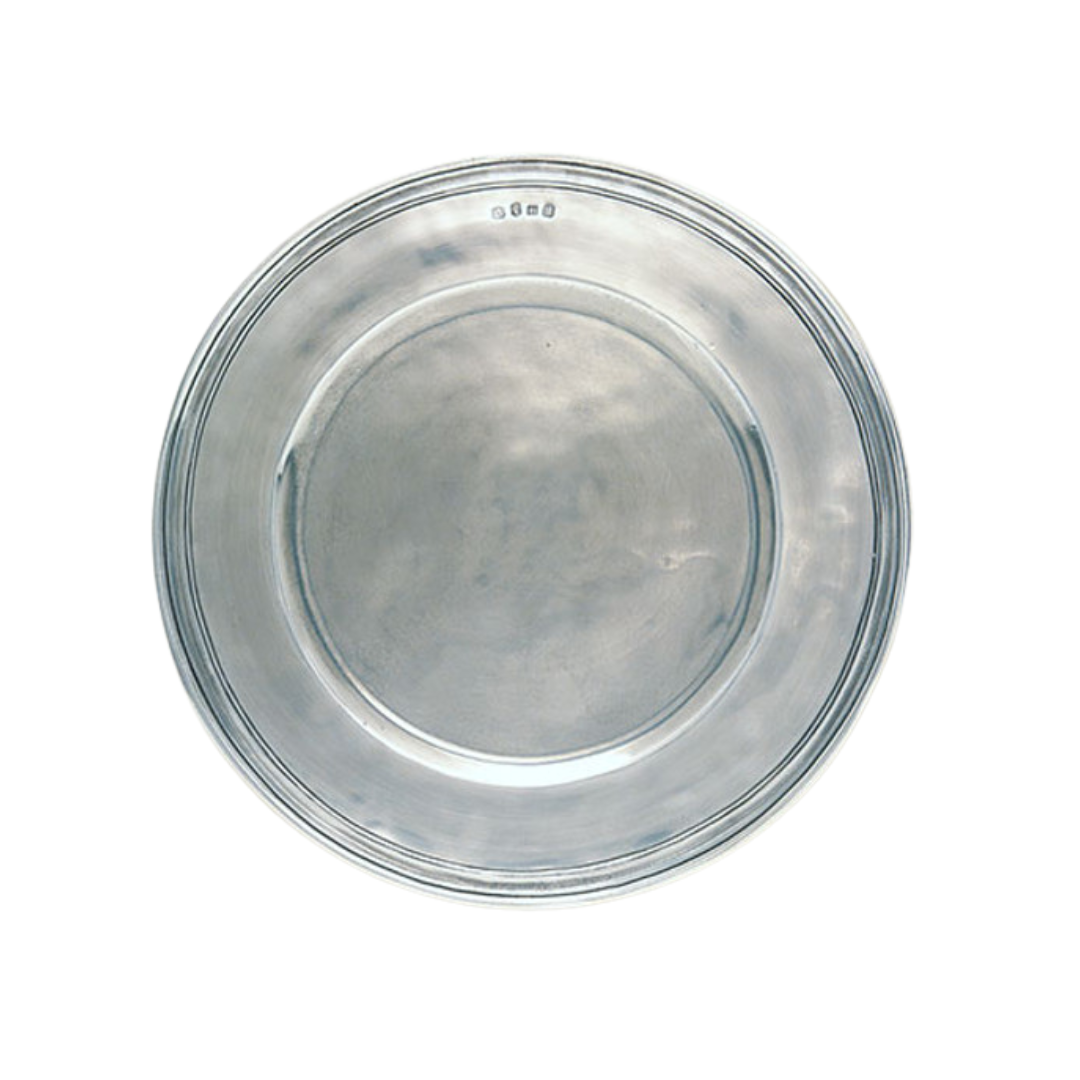 Pewter Bread Plate