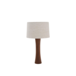 Como Table Lamp in Ash Greywash w/ Oatmeal Shade