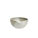 Spouted Bowl - Matte Speckled Grey