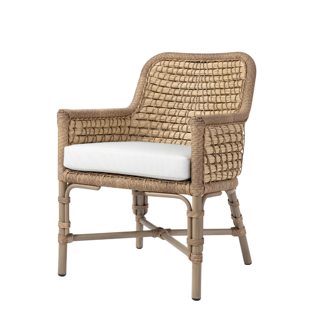 Capitola Outdoor Swivel Lounge Chair - Sailcloth Salt