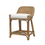 Capitola Outdoor 24" Counter Stool - Sailcloth Salt
