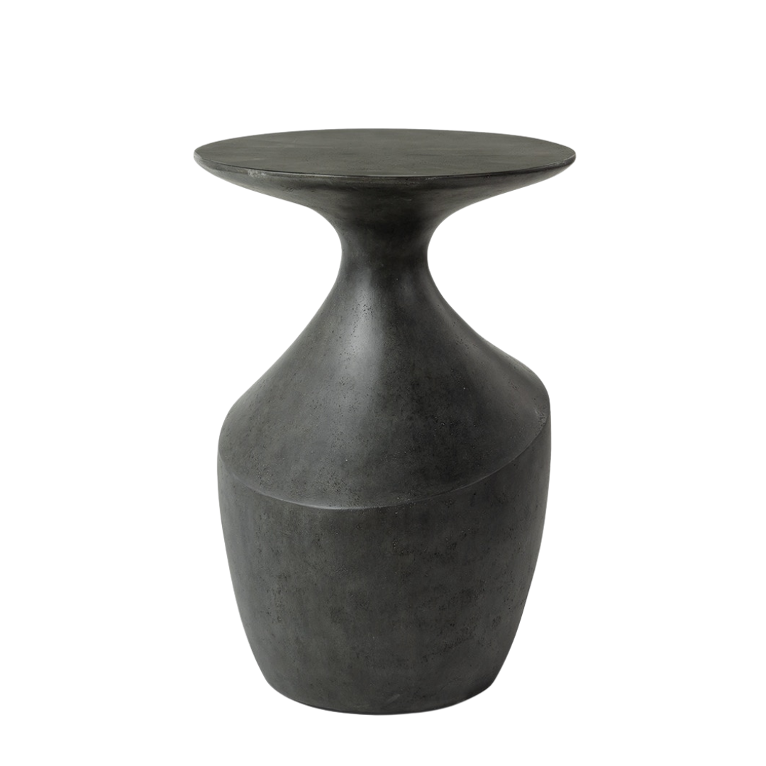 Chelsea Outdoor Side Table - Tall, Charcoal
