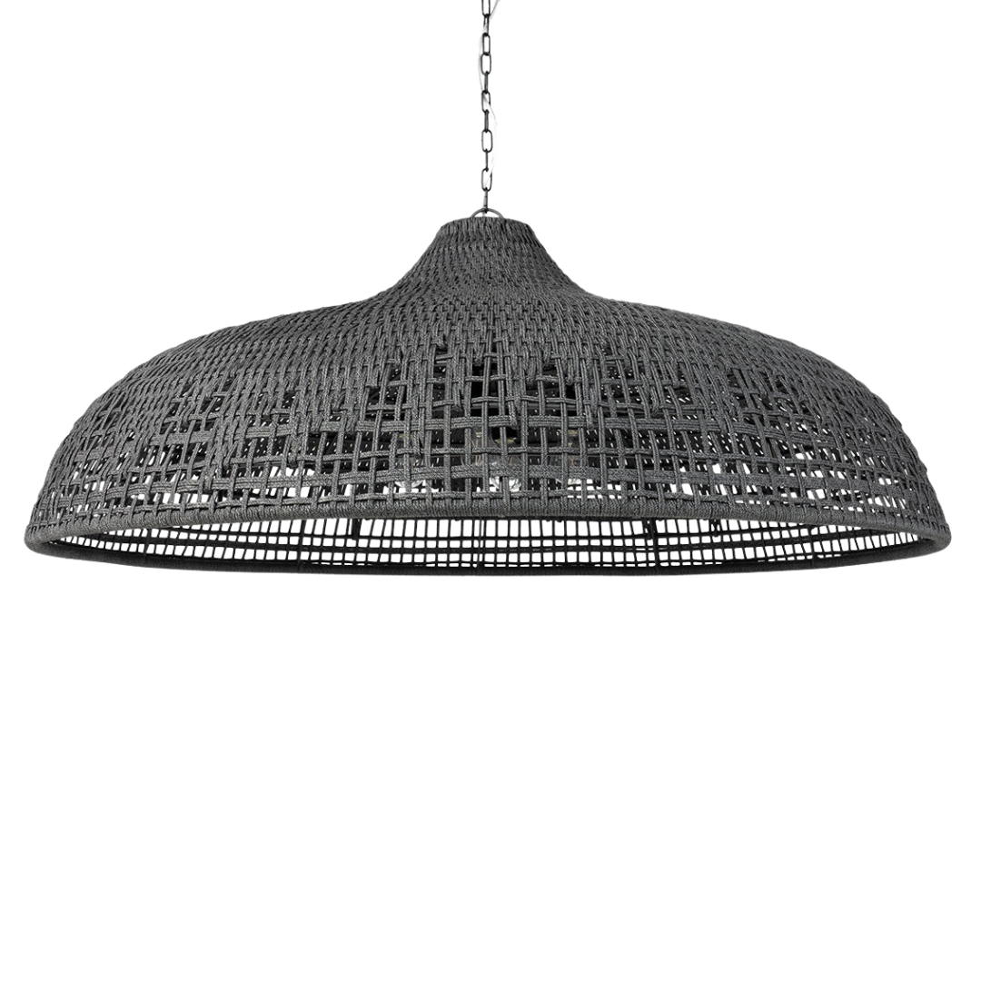 Westerly Outdoor Chandelier 54" in Charcoal