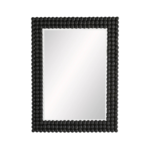 Black Textured Mirror