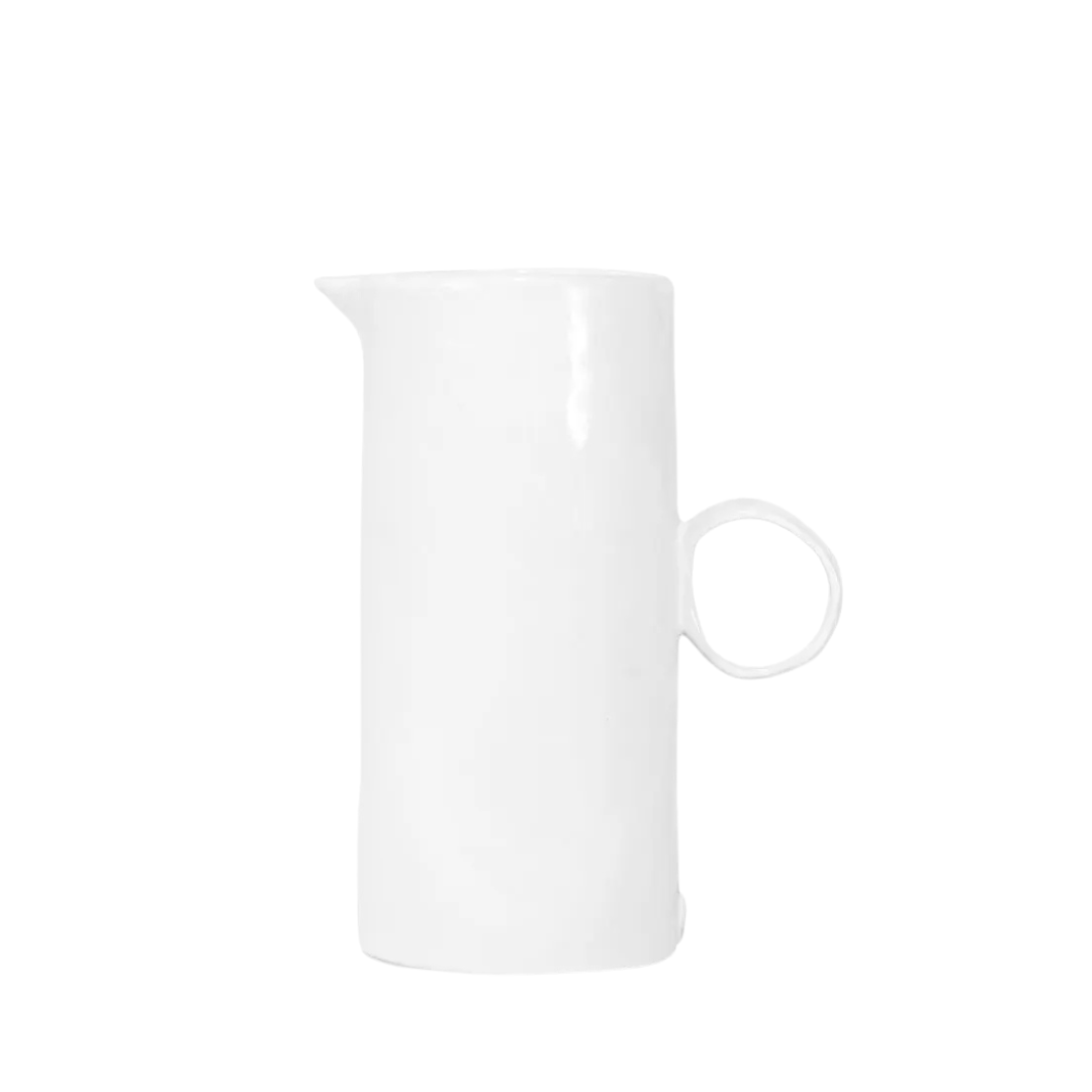 Tall Pitcher w/Hoop Handle