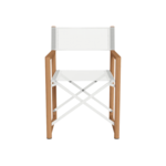 Pacific Dining Chair - Teak Natural, Batyline White