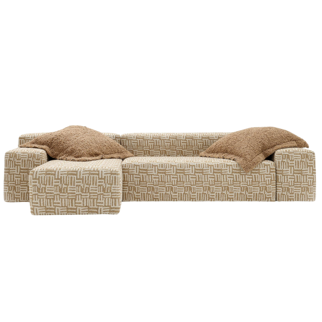 Fritz 4 Pc Sectional in Cachuma Linen