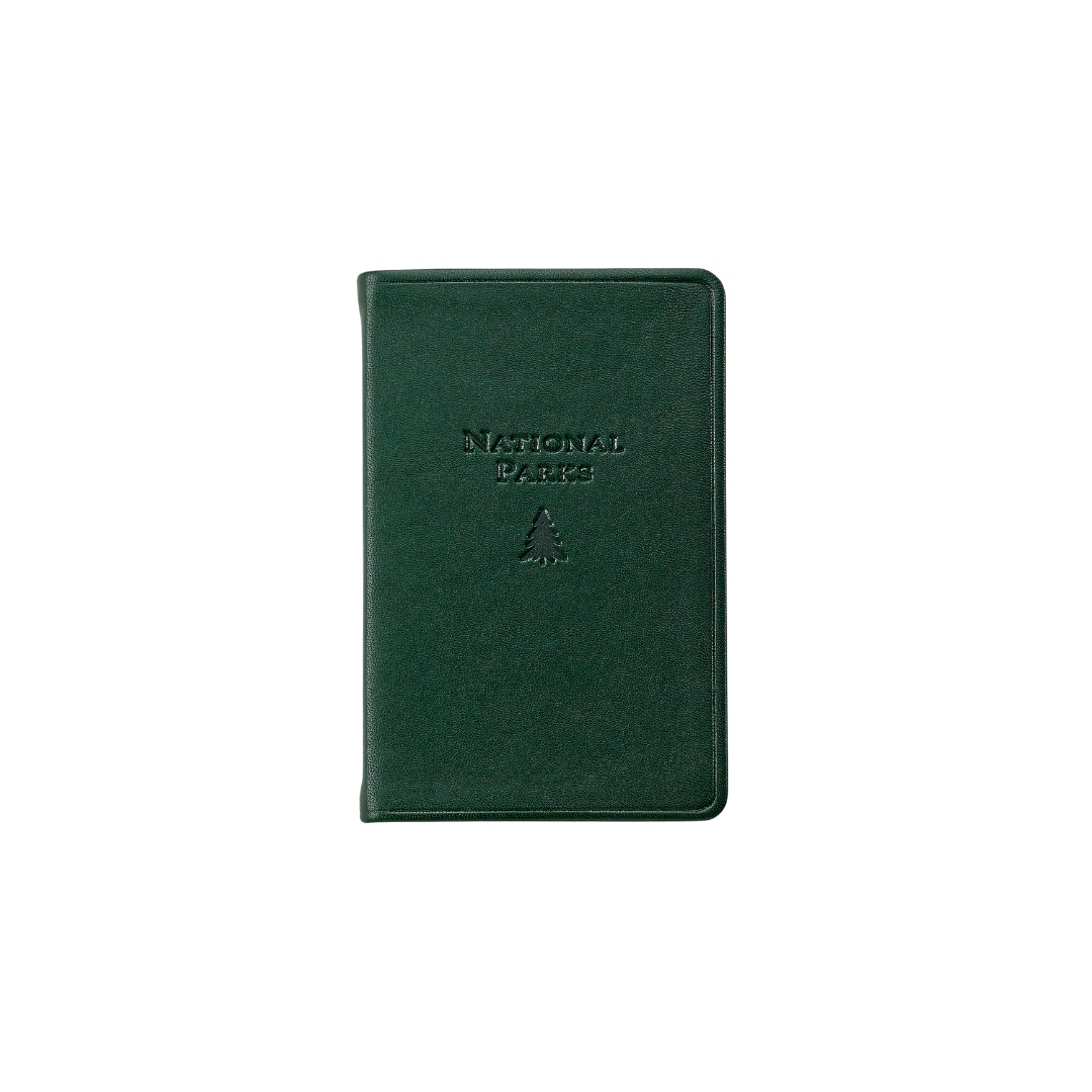 Leather National Parks Atlas in Green