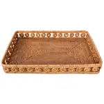 Artifacts Trading Company Rectangular Tray, Honey Brown