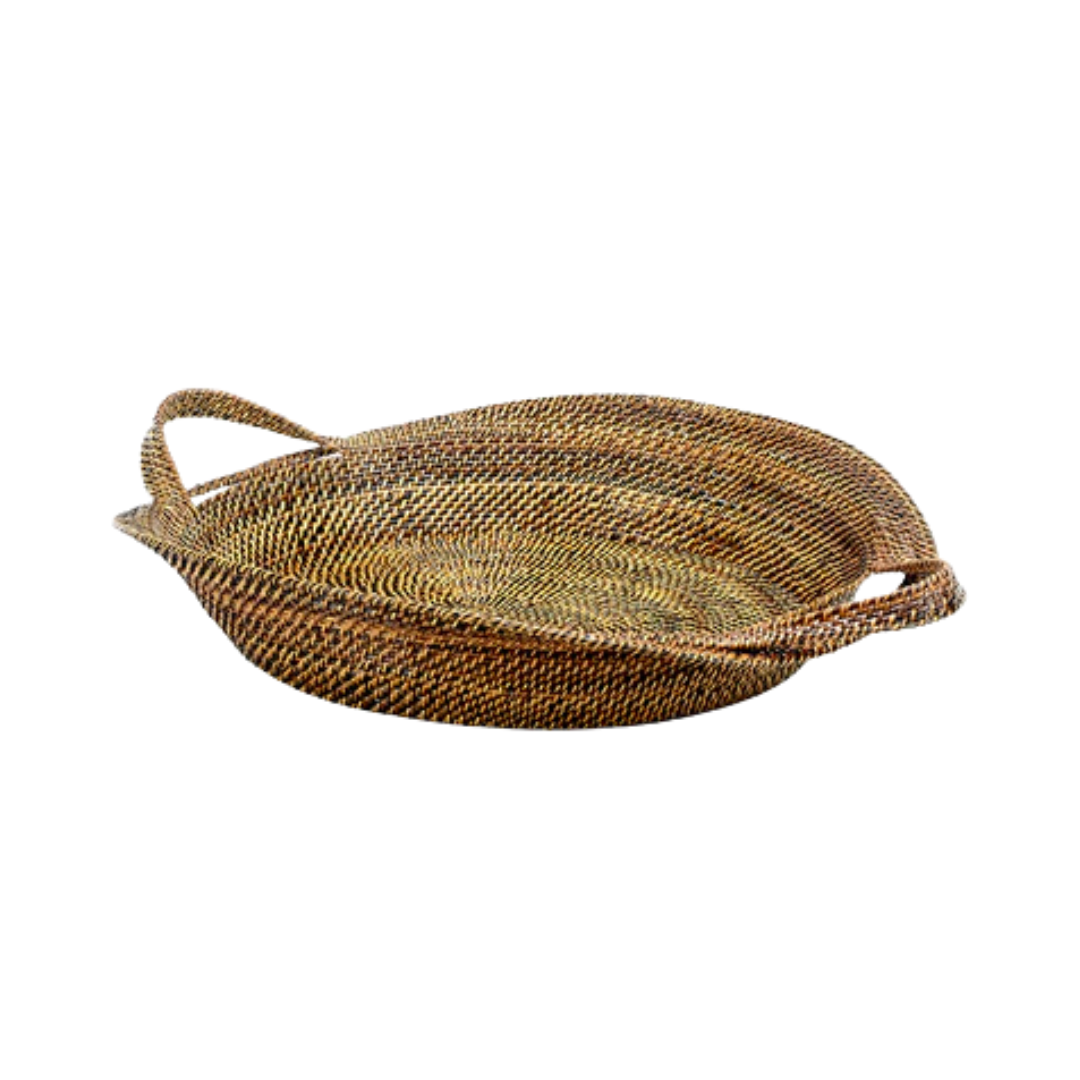 Large Oval Fruit Tray with Handles