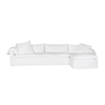 Donato 2 Arm Sectional in Brevard Ivory