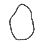 Mardella Mirror Clouded Charcoal Aluminum