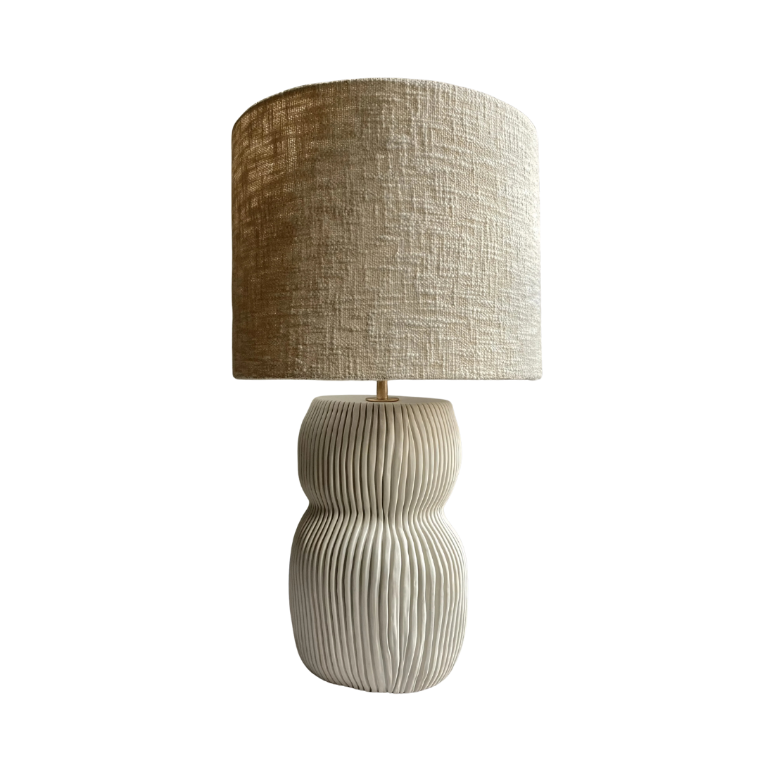 15" Organic Curvy Table Lamp
