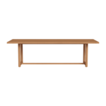 Breeze XL Teak Dining Table 102" in Teak Natural