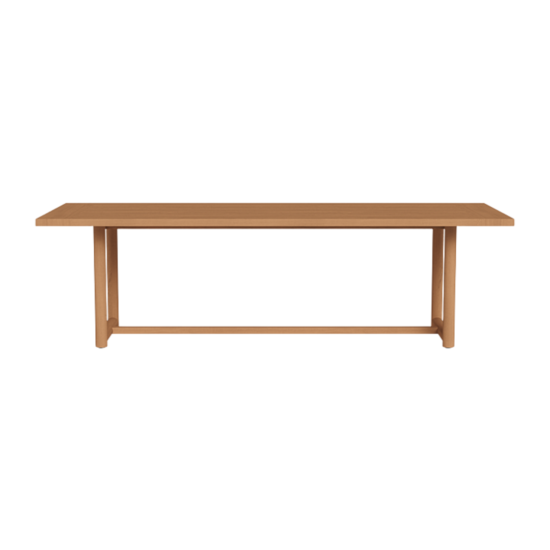 Breeze XL Teak Dining Table 102" in Teak Natural