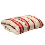 Tensira Mattress Topper - Red & White Stripe