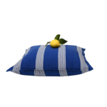 Tensira Envelope Cushion Cover - Sky Blue & Off White