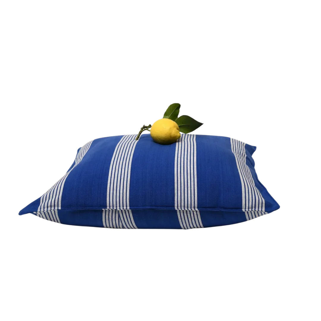 Tensira Envelope Cushion Cover - Sky Blue & Off White