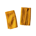 Mustard Linen Napkins