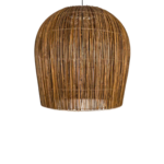 Large Rattan Bulb Pendant