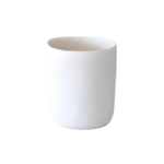 Round Waste Basket in White