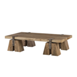 Palo Abstract Metal Coffee Table