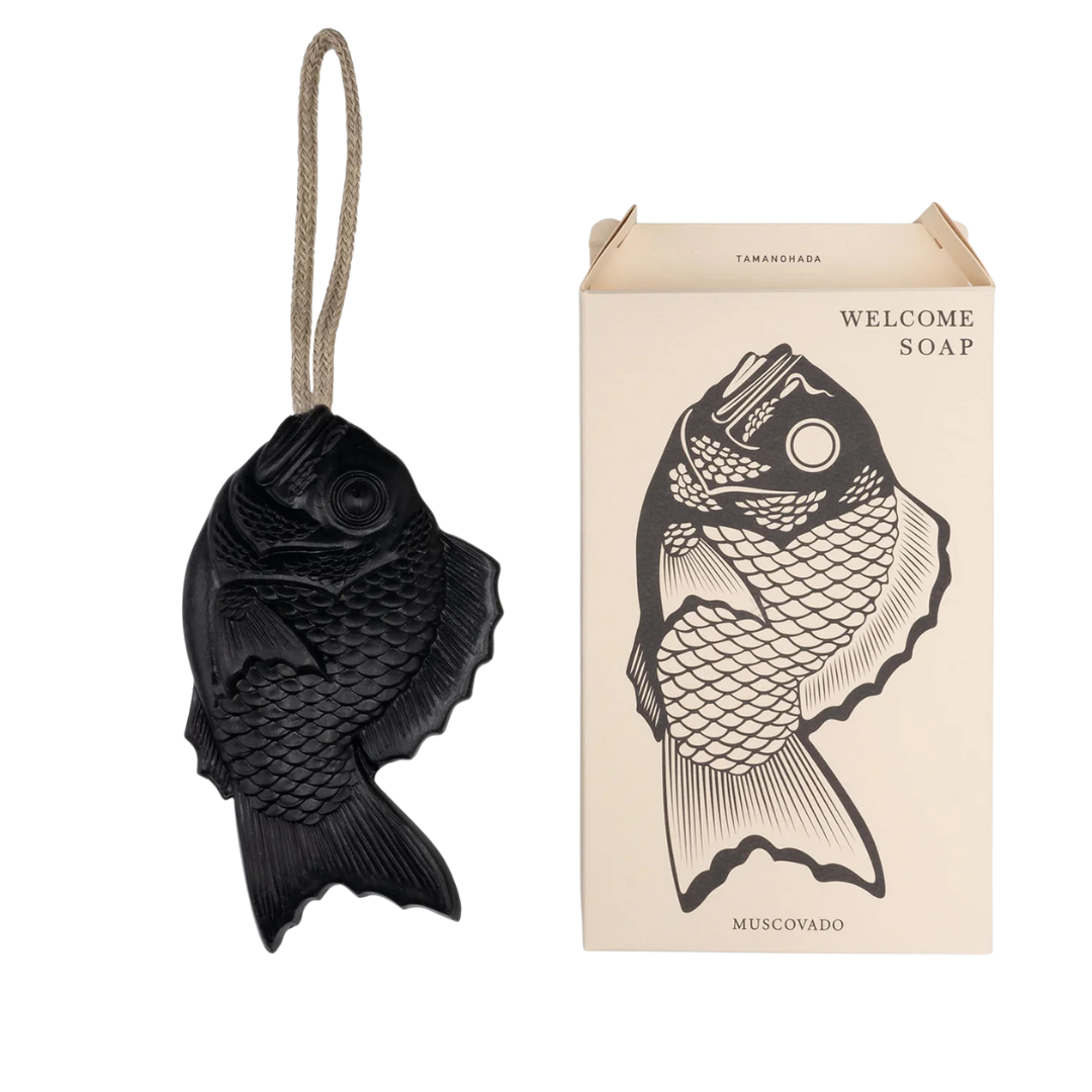 Ameico Welcome Soap Fish in Black