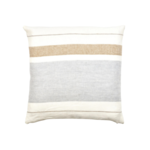 Belgian Pillow Cover in Oyster Stripe