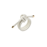 Kim Seybert White Rope Napkin Ring