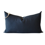 Black Washed Linen Pillow