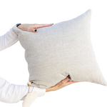 Oatmeal Washed Linen Pillow