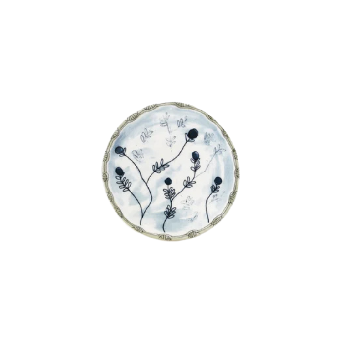Mirtillo Tea Bread Plate