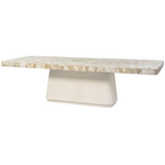 Inverness Indoor/Outdoor Dining Table with Teak Top 80"