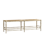 Jonathan Charles Bodiam Grey Oak Bench