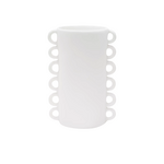 Loopy Large Vase in White