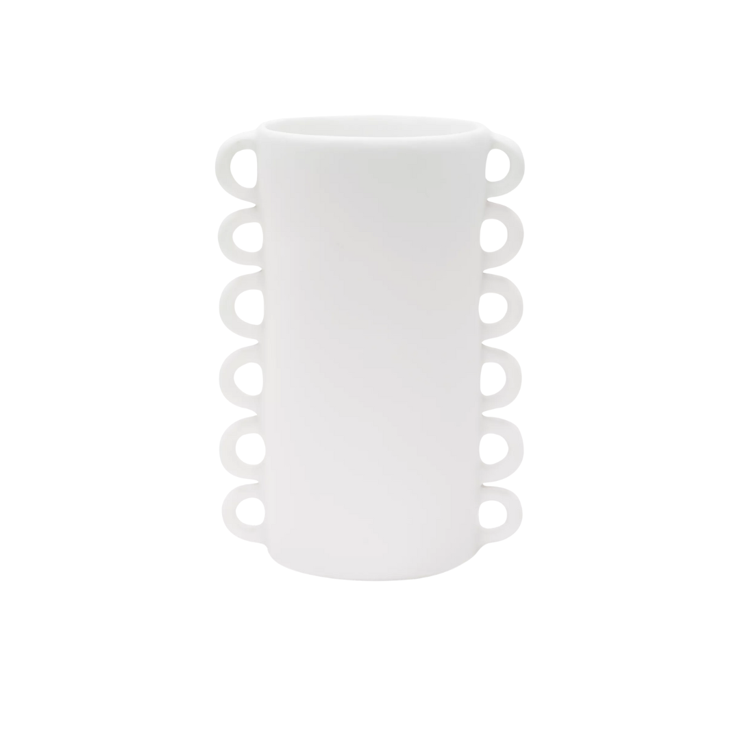 Loopy Large Vase in White